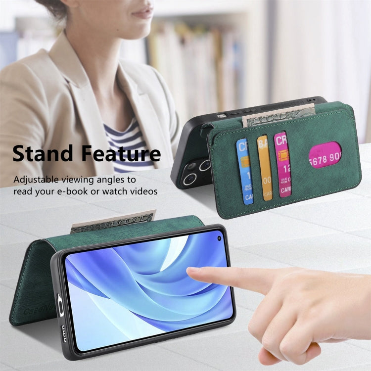 For Xiaomi Mi 11 Lite CaseNeo MagSafe RFID Anti-theft Retro Leather Phone Case