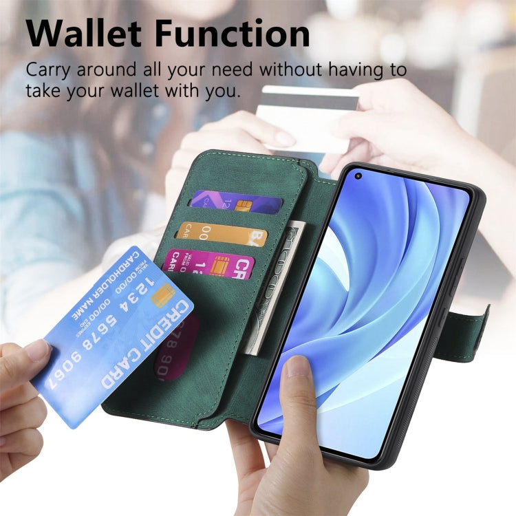 For Xiaomi Mi 11 Lite CaseNeo MagSafe RFID Anti-theft Retro Leather Phone Case
