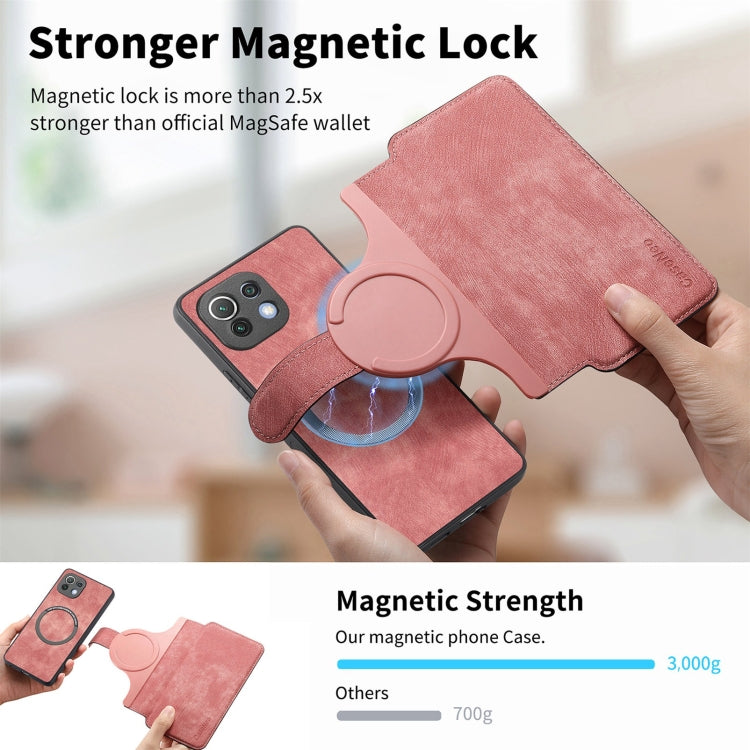 For Xiaomi Mi 11 Lite CaseNeo MagSafe RFID Anti-theft Retro Leather Phone Case