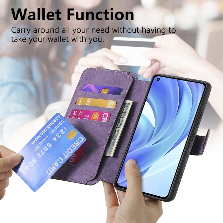 For Xiaomi Mi 11 Lite CaseNeo MagSafe RFID Anti-theft Retro Leather Phone Case