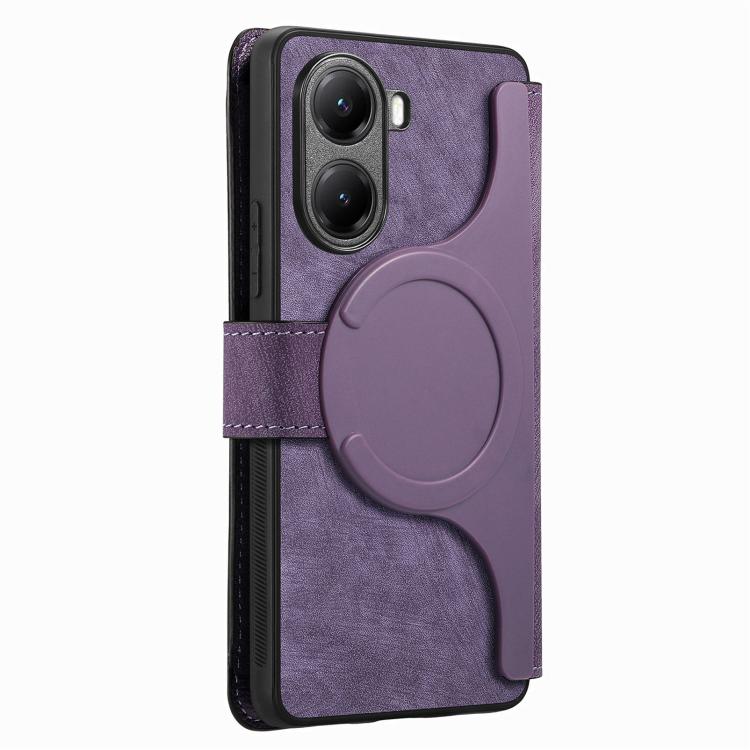 For Xiaomi Poco X7 Pro CaseNeo MagSafe RFID Anti-theft Retro Leather Phone Case