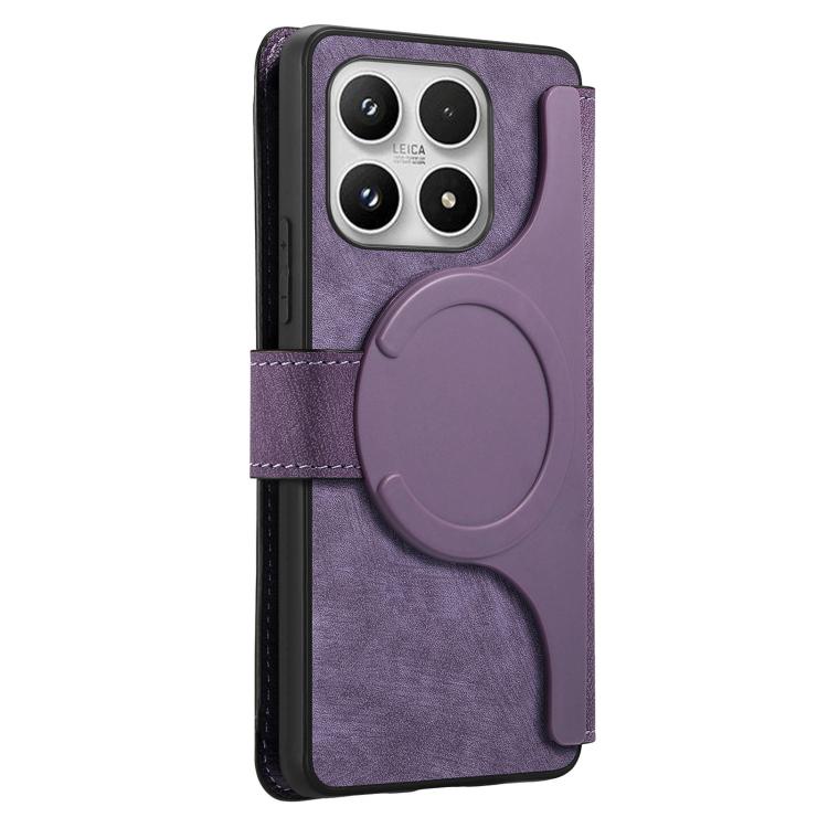 For Xiaomi 17 CaseNeo MagSafe RFID Anti-theft Retro Leather Phone Case