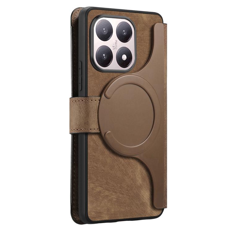 For Xiaomi 15T 5G CaseNeo MagSafe RFID Anti-theft Retro Leather Phone Case