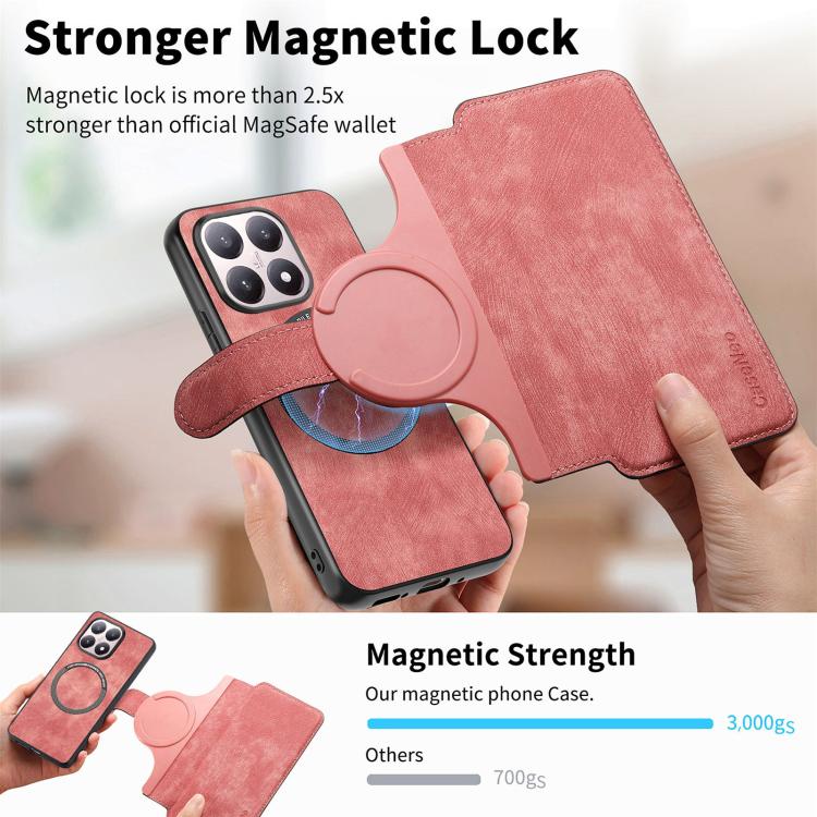 For Xiaomi 15T 5G CaseNeo MagSafe RFID Anti-theft Retro Leather Phone Case