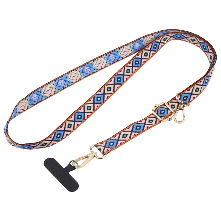 Retro Ethnic Style Crossbody Long Lanyard Mobile Phone Anti-lost Neck Lanyard