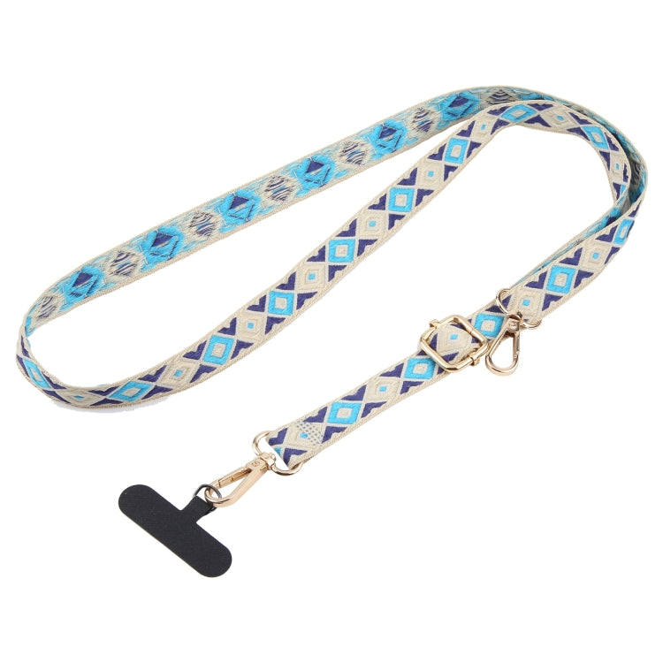 Retro Ethnic Style Crossbody Long Lanyard Mobile Phone Anti-lost Neck Lanyard