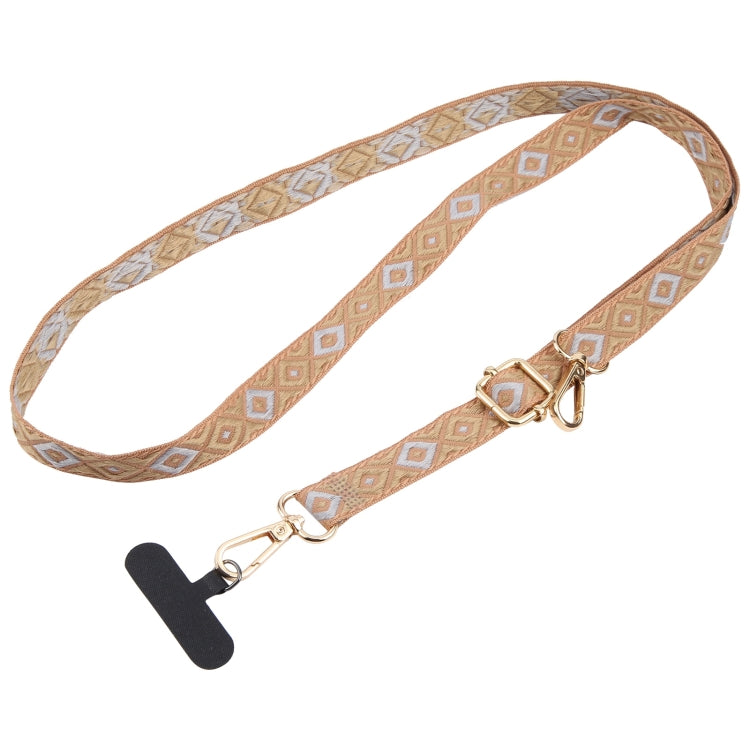Retro Ethnic Style Crossbody Long Lanyard Mobile Phone Anti-lost Neck Lanyard