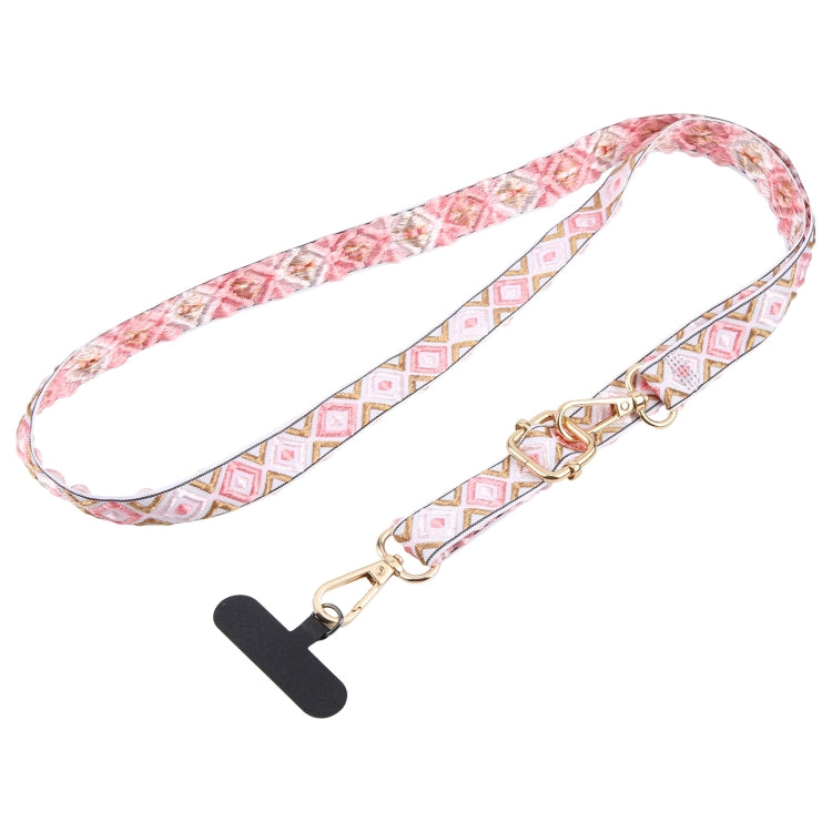 Retro Ethnic Style Crossbody Long Lanyard Mobile Phone Anti-lost Neck Lanyard