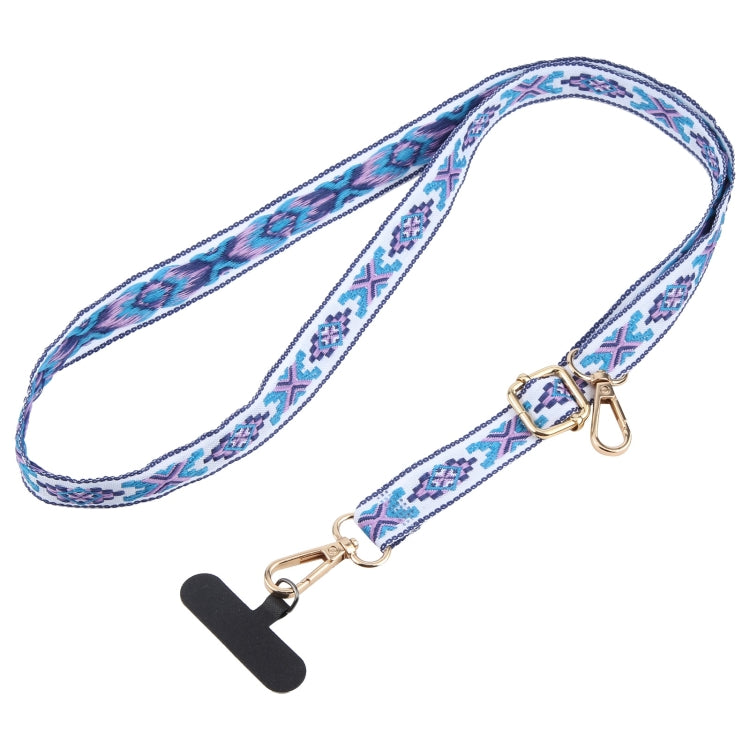 Retro Ethnic Style Crossbody Long Lanyard Mobile Phone Anti-lost Neck Lanyard
