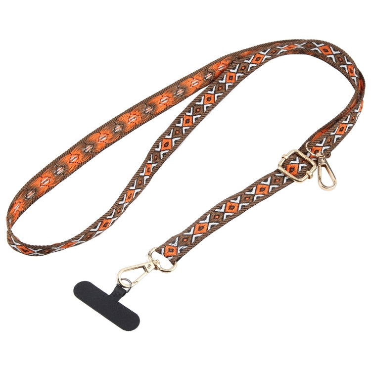 Retro Ethnic Style Crossbody Long Lanyard Mobile Phone Anti-lost Neck Lanyard