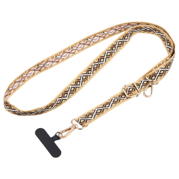 Retro Ethnic Style Crossbody Long Lanyard Mobile Phone Anti-lost Neck Lanyard
