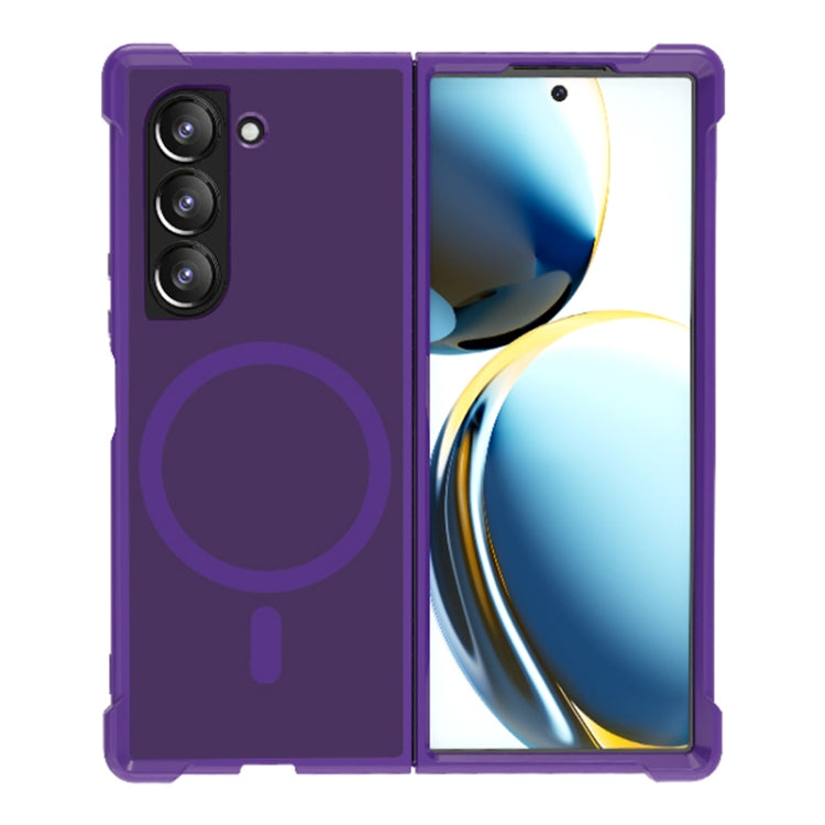 For Samsung Galaxy Z Fold6 Skin Feel MagSafe Phone Case