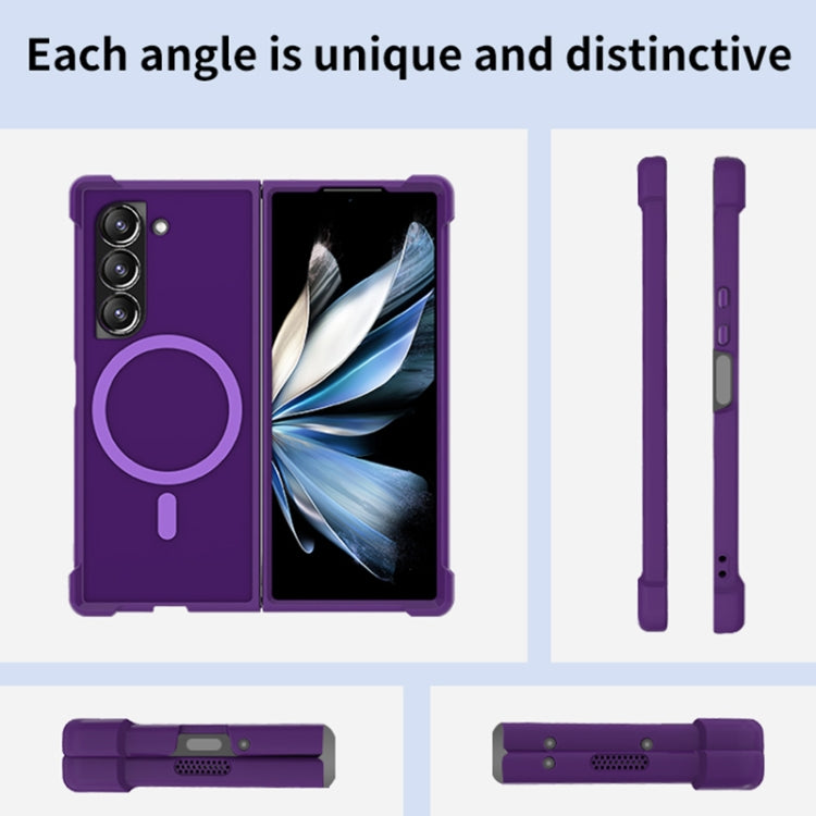 For Samsung Galaxy Z Fold5 Skin Feel MagSafe Phone Case