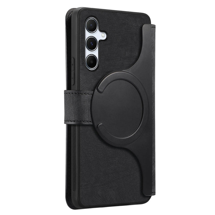 For Galaxy A55 5G CaseNeo MagSafe RFID Anti-theft Retro Leather Phone Case
