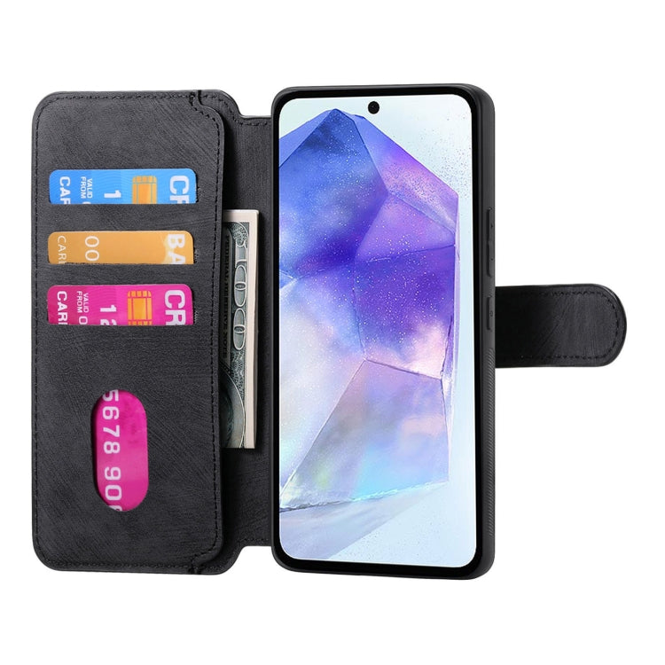For Galaxy A55 5G CaseNeo MagSafe RFID Anti-theft Retro Leather Phone Case