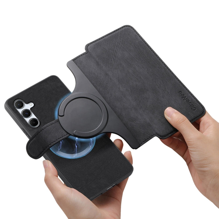 For Galaxy A55 5G CaseNeo MagSafe RFID Anti-theft Retro Leather Phone Case