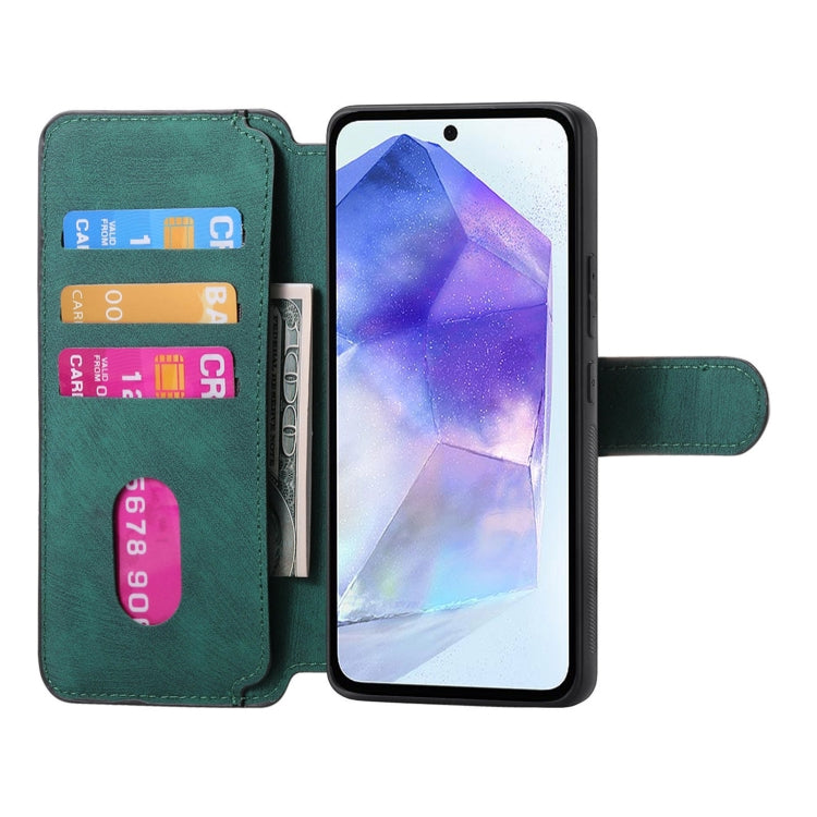 For Galaxy A55 5G CaseNeo MagSafe RFID Anti-theft Retro Leather Phone Case