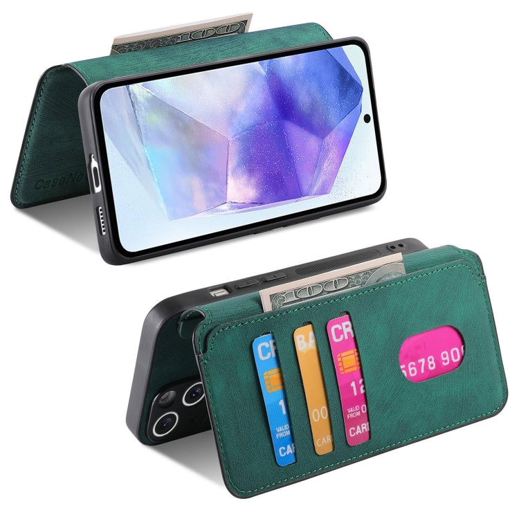 For Galaxy A55 5G CaseNeo MagSafe RFID Anti-theft Retro Leather Phone Case