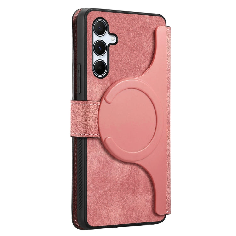 For Galaxy A55 5G CaseNeo MagSafe RFID Anti-theft Retro Leather Phone Case