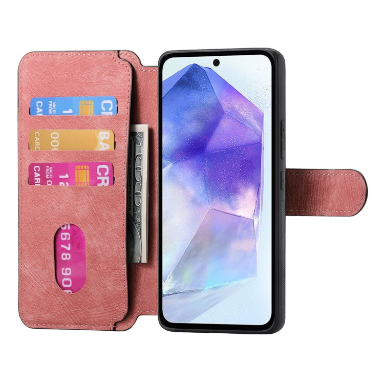 For Galaxy A55 5G CaseNeo MagSafe RFID Anti-theft Retro Leather Phone Case
