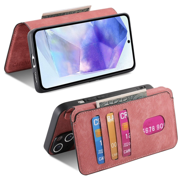 For Galaxy A55 5G CaseNeo MagSafe RFID Anti-theft Retro Leather Phone Case
