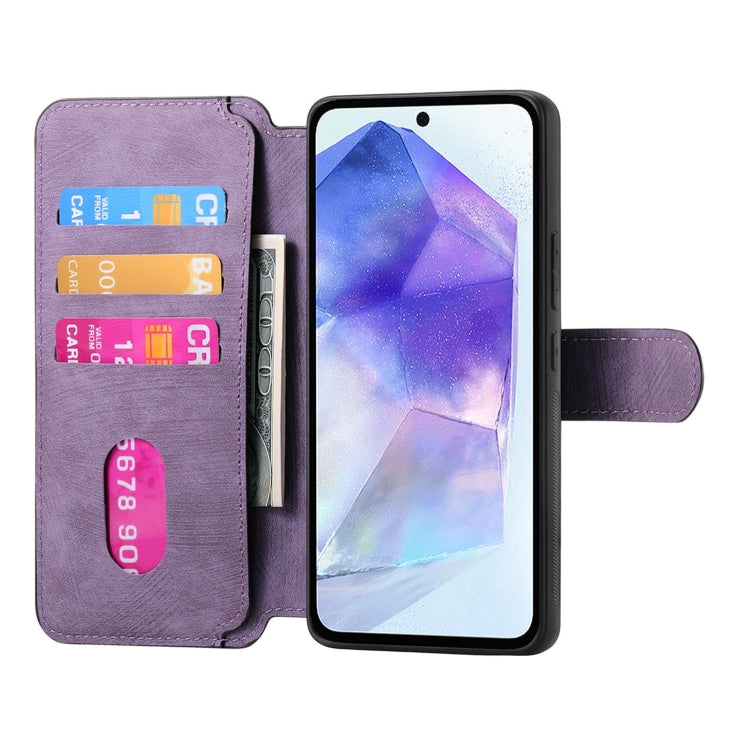 For Galaxy A55 5G CaseNeo MagSafe RFID Anti-theft Retro Leather Phone Case