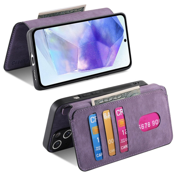 For Galaxy A55 5G CaseNeo MagSafe RFID Anti-theft Retro Leather Phone Case