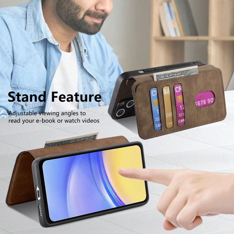 For Galaxy A25 5G CaseNeo MagSafe RFID Anti-theft Retro Leather Phone Case