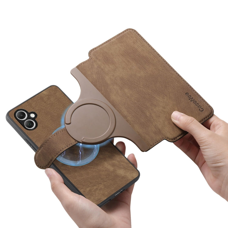 For Galaxy A05 CaseNeo MagSafe RFID Anti-theft Retro Leather Phone Case