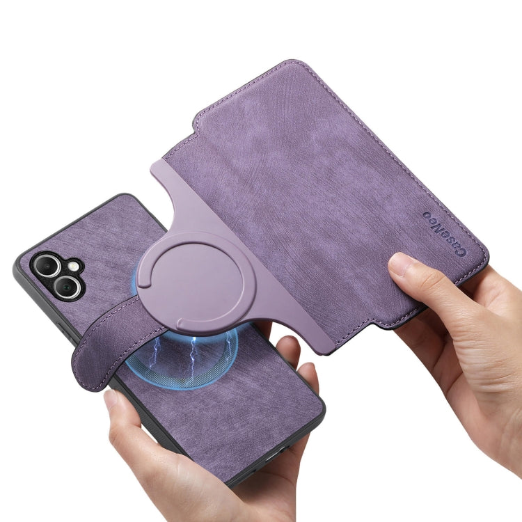 For Galaxy A05 CaseNeo MagSafe RFID Anti-theft Retro Leather Phone Case