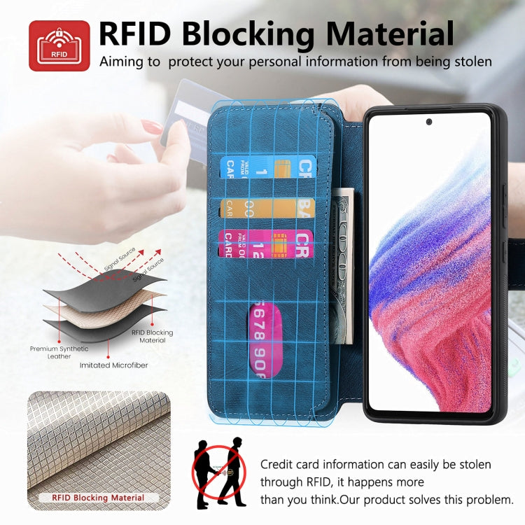 For Galaxy A53 5G CaseNeo MagSafe RFID Anti-theft Retro Leather Phone Case
