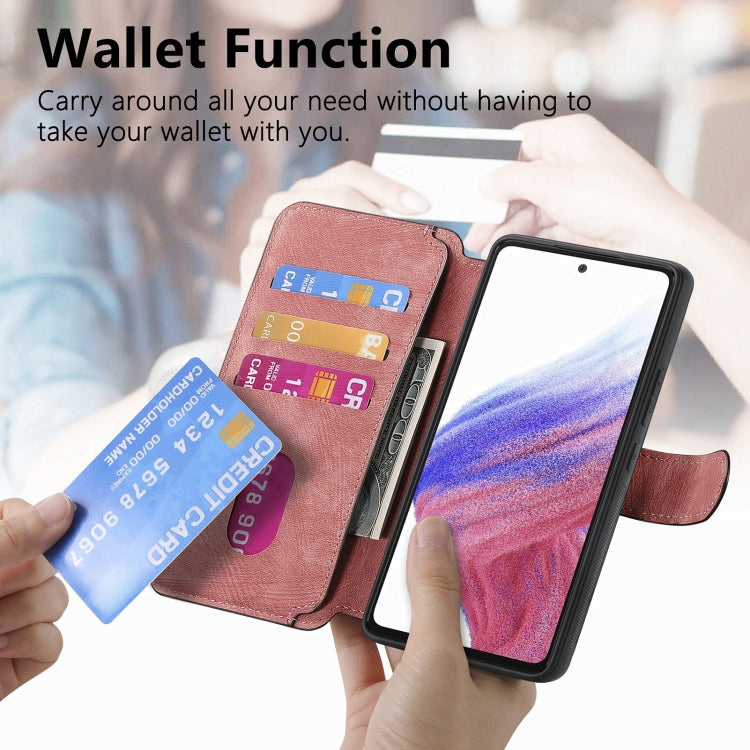 For Galaxy A53 5G CaseNeo MagSafe RFID Anti-theft Retro Leather Phone Case