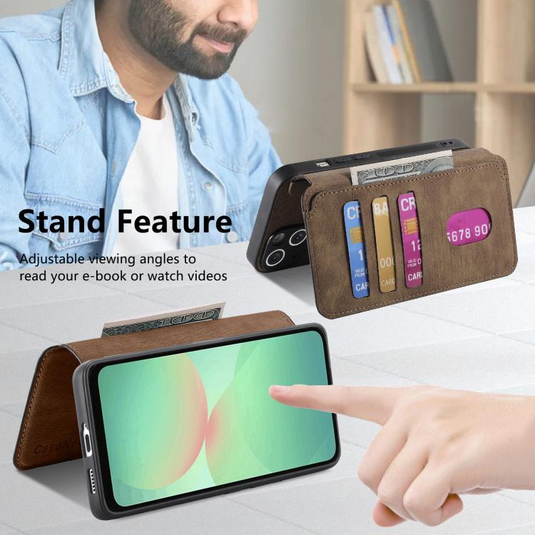For Galaxy A26 5G CaseNeo MagSafe RFID Anti-theft Retro Leather Phone Case