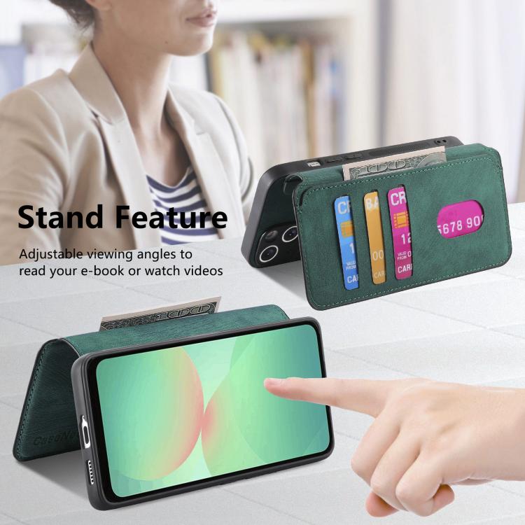 For Galaxy A26 5G CaseNeo MagSafe RFID Anti-theft Retro Leather Phone Case