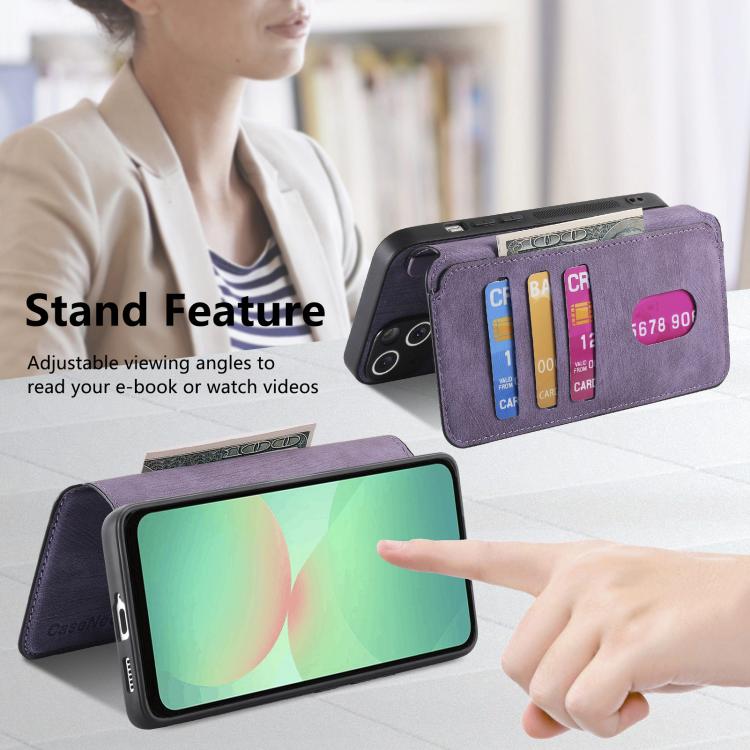 For Galaxy A26 5G CaseNeo MagSafe RFID Anti-theft Retro Leather Phone Case