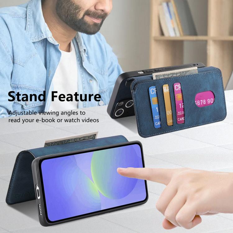 For Galaxy A36 5G CaseNeo MagSafe RFID Anti-theft Retro Leather Phone Case