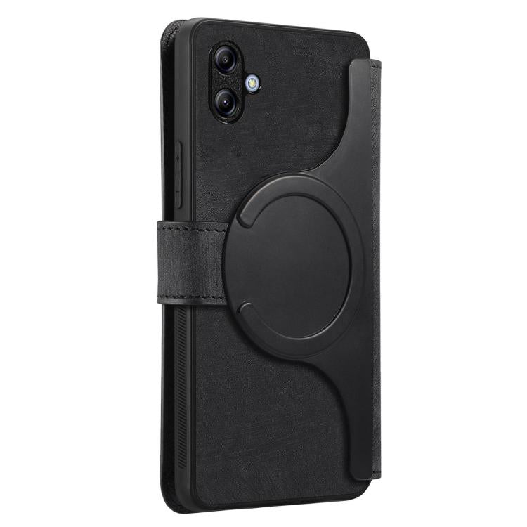 For Galaxy A04e CaseNeo MagSafe RFID Anti-theft Retro Leather Phone Case