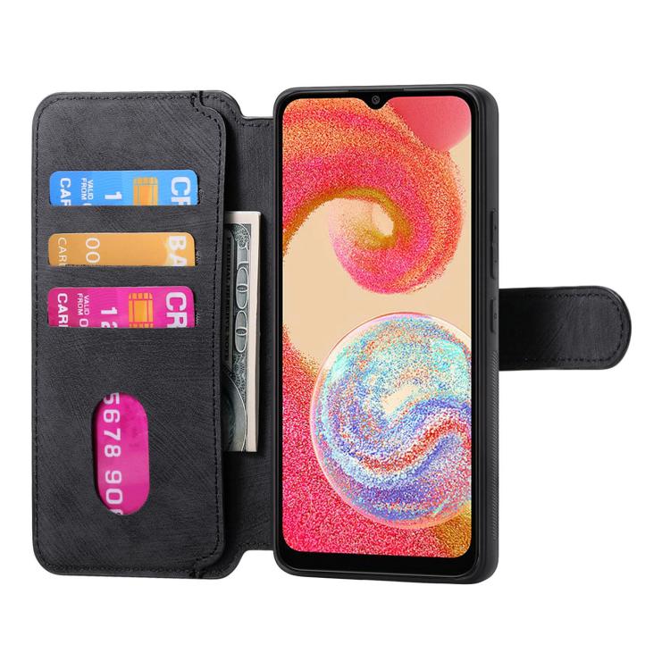 For Galaxy A04e CaseNeo MagSafe RFID Anti-theft Retro Leather Phone Case