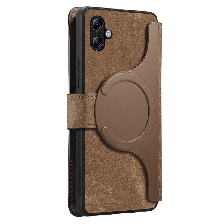 For Galaxy A04e CaseNeo MagSafe RFID Anti-theft Retro Leather Phone Case