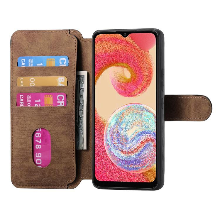 For Galaxy A04e CaseNeo MagSafe RFID Anti-theft Retro Leather Phone Case