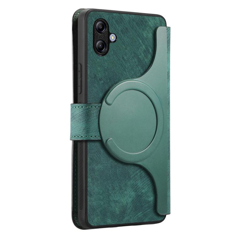 For Galaxy A04e CaseNeo MagSafe RFID Anti-theft Retro Leather Phone Case