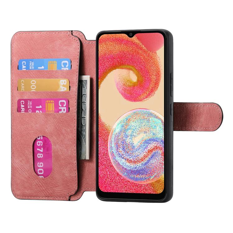 For Galaxy A04e CaseNeo MagSafe RFID Anti-theft Retro Leather Phone Case