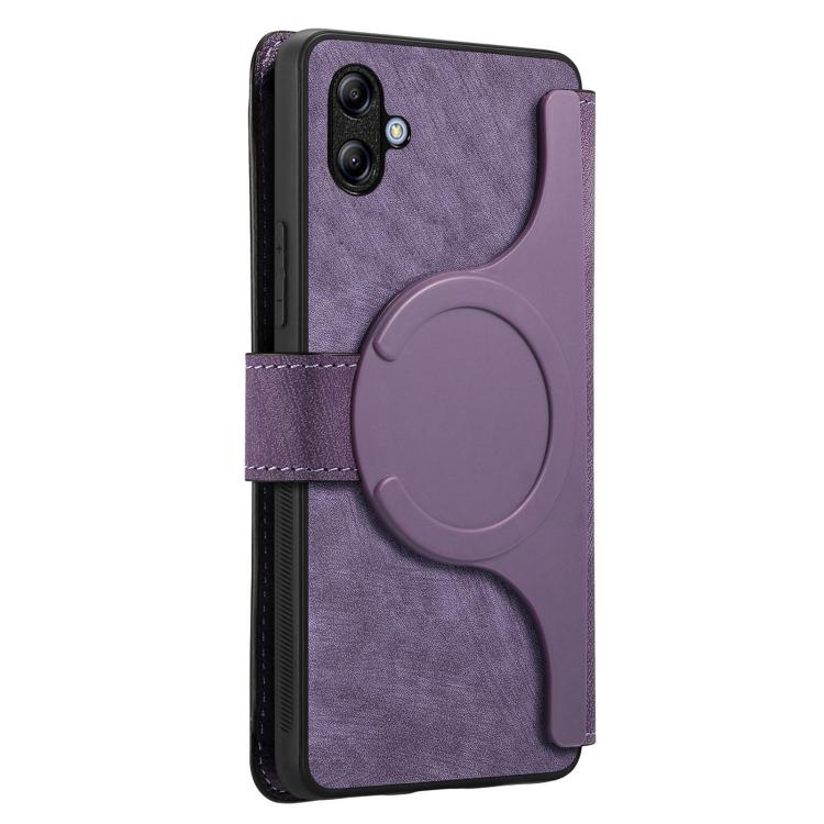 For Galaxy A04e CaseNeo MagSafe RFID Anti-theft Retro Leather Phone Case