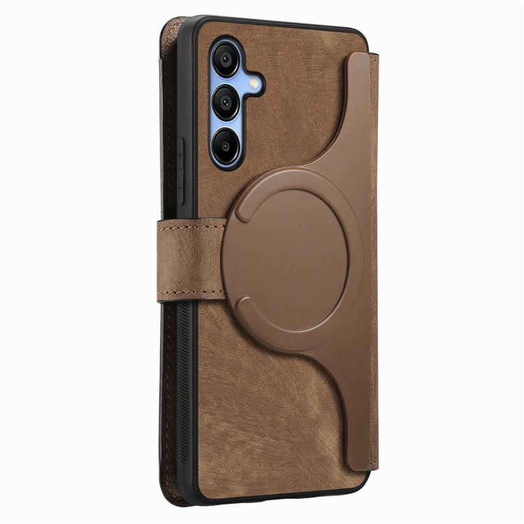 For Galaxy A16 4G / 5G CaseNeo MagSafe RFID Anti-theft Retro Leather Phone Case