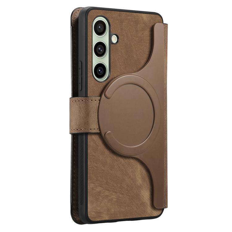 For Galaxy A56 5G CaseNeo MagSafe RFID Anti-theft Retro Leather Phone Case