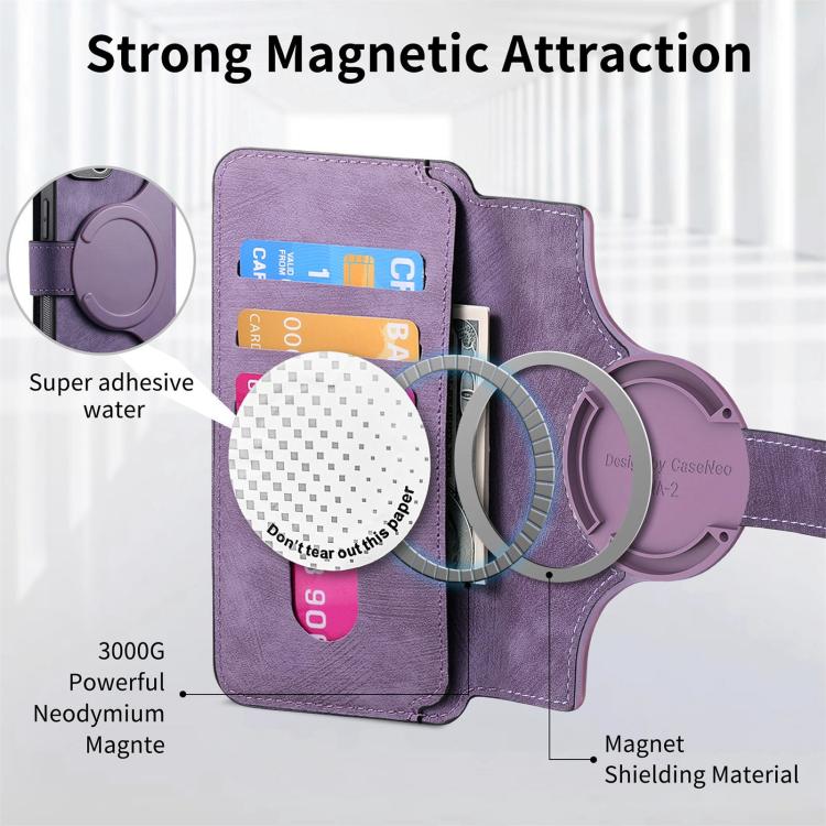 For Galaxy A06 CaseNeo MagSafe RFID Anti-theft Retro Leather Phone Case