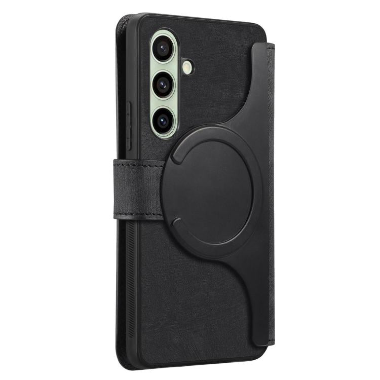 For Galaxy A17 4G / 5G CaseNeo MagSafe RFID Anti-theft Retro Leather Phone Case