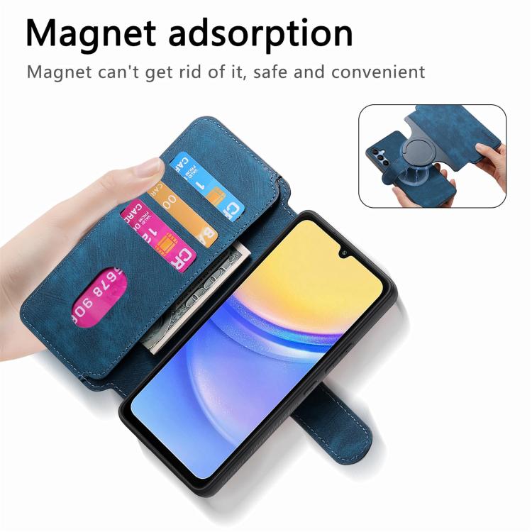 For Galaxy A17 4G / 5G CaseNeo MagSafe RFID Anti-theft Retro Leather Phone Case