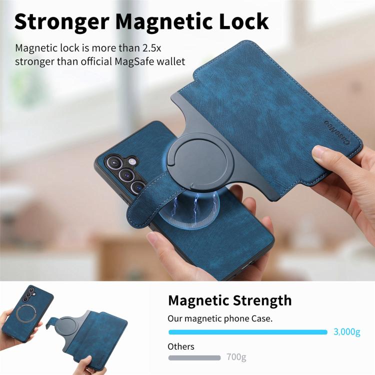 For Galaxy A57 5G CaseNeo MagSafe RFID Anti-theft Retro Leather Phone Case