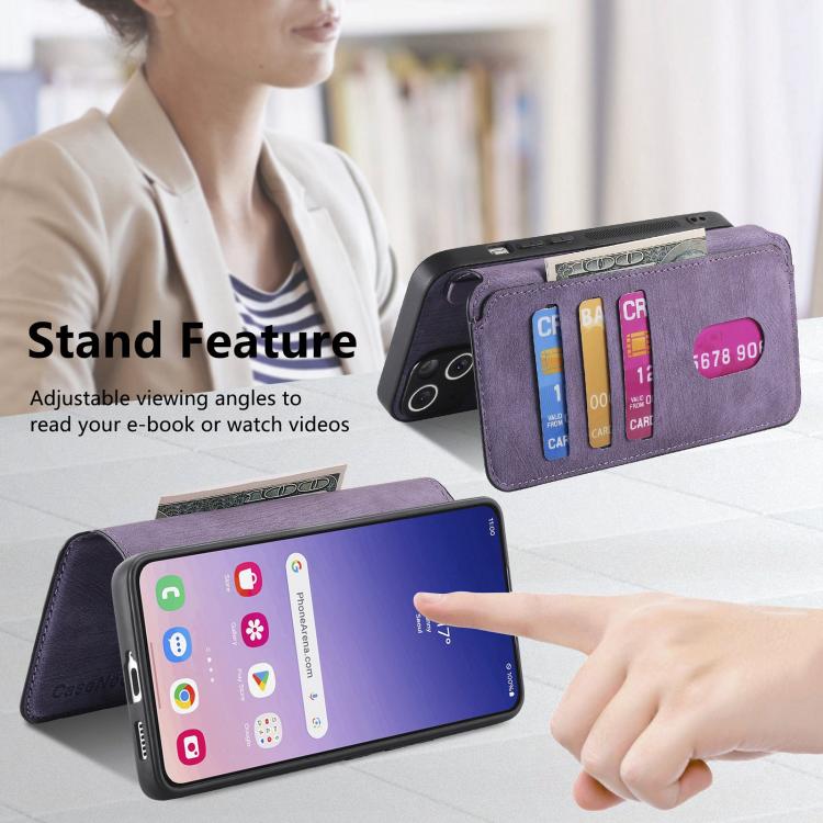For Galaxy A57 5G CaseNeo MagSafe RFID Anti-theft Retro Leather Phone Case